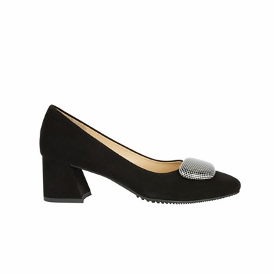 Brunate Button Accessory Pumps Damen Schwarz | XAFV60943