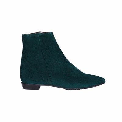 Brunate Pointy Ballerinas Damen Grün | TPVM05174