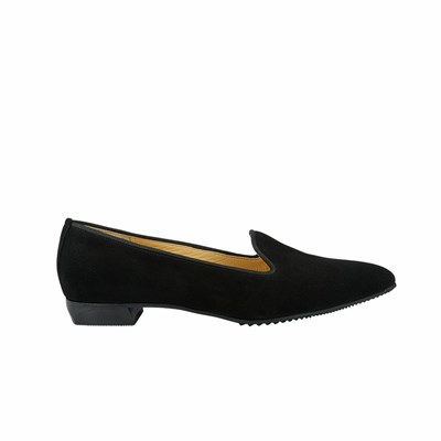 Brunate Pointy Hausschuhe Stylen Flache Ballerinas Damen Schwarz | ZKYD81794
