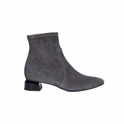 Brunate Pointy Stretch Bootie Stiefeletten Damen Grau | LDEN80635