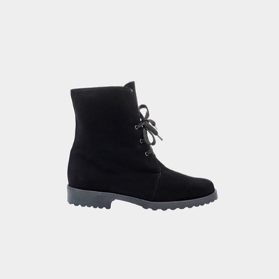 Brunate Spitze Up Stiefeletten Damen Schwarz | ZXJN75628