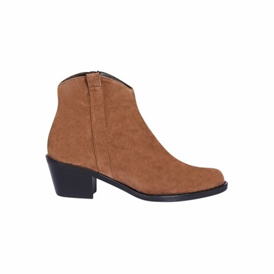 Brunate Western Boot Stiefeletten Damen Braun | UVPR01268